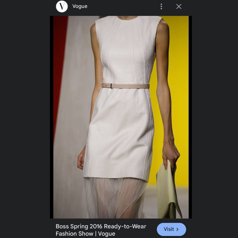 Hugo Boss 2016 Runway Edition tweed dress - Picture 2 of 7